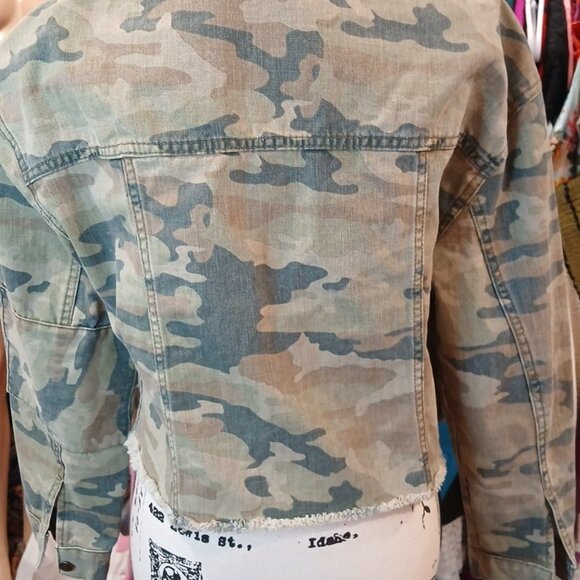 Free people crop camo blazer - Picture 4 of 4